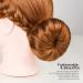 8pcs Hair Donut Bun Maker Set - FANDAMEI Dark Brown & Beige Bun Makers with Hair Elastic Bands and Pins - Buy Online on SooperMarket.com