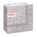 FATO - dry paper napkins airlaid textile effect pack with 50 napkins size 40x40 folded in 4 decoration jungle dust Jungle Powder