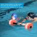 Water Foam Dumbbell | Pool Weights for Water Exercise | Foam Barbells for Pool | Pink | Fitness Tool for Men, Women, Kids - Buy Online on SooperMarket.com