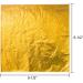 Paxcoo 300 Gold Leaf Sheets for Resin Jewelry Making, Nail Art, Slime & Gilding Crafts - 5.5x5.5 Inches, 300Pcs Gold, Silver, and Rose Gold Metallic Leaf - Buy Online on SooperMarket.com