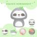 Mewaii 14 Soft Gray Sloth Mushroom Pillow Stuffed Animal Plush - Cuddly Gray Sloth Plushie Toy for Kids - Buy Online on SooperMarket.com
