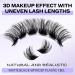 D Curl 0.07mm Cluster Lash Extensions 8-16mm Mix - Soft, Wispy & Wide Stem | XHFD-FD18-0.07-D - Buy Online on SooperMarket.com