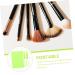 NOLITOY Makeup Brush Set - Foundation Lip & Eye Brushes with Soft Bristles | Travel-Friendly Cosmetic Mirror | Shop Internationally - Buy Online on SooperMarket.com