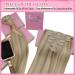 Buy Younsee 55cm Clip-In Real Hair Extensions - Blonde #16/25 120g 7PCs - Premium Remy Hair for Effortless Style - Buy Online on SooperMarket.com