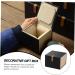 STOBOK Box Coffee Cup with Lid Storage Container China Storage Household Bridesmaid Decorative Cup 14.5X14.5CM Black - Buy Online on SooperMarket.com