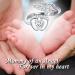 APOTIE Sterling Silver Miscarriage Ring - Infant Loss Jewelry for Women | Memorial Pregnancy Rings with Cubic Zirconia - Buy Online on SooperMarket.com