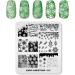 Alexnailart Christmas Nail Stamping Plate CH015 - Professional Manicure Stencil for Festive Nail Art - Buy Online on SooperMarket.com