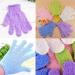 Exfoliating Bath Glove for Shower | Heavy Exfoliation Body Scrub Mitt | Shower Scrubber for Women & Men | Dead Skin Removal | Random Color - 1pc - Buy Online on SooperMarket.com