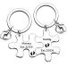 JMIMO New Parents Gifts Mummy to Be Gift Daddy to be Keyrings Pregnancy Announcement Gifts First Time Dad Gifts New Mum Keychain Mummy and Daddy Est 2024 Keyring Set