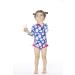 BONVERANO Baby Girl Long-Sleeve Swimsuit UPF 50+ Sun Protection - Daisy 2 - Size 2-3 Years - Buy Online on SooperMarket.com