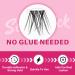 Self Adhesive Eyelashes 40pcs - Reusable No Glue Lash Clusters - Jasmine D-8-16mix - Buy Online on SooperMarket.com