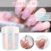 2 Nail Stamp Kit - Silicone French Nails & Clear Jelly Nail Art Stamper | DIY Creative Nail Tools for Perfect Manicure - Buy Online on SooperMarket.com