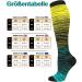 Blongw Compression Stockings for Men - 6 Pairs Knee Support Socks for Sports Travel Flight & Running (A5-Assorted 09 L-XL) - Buy Online on SooperMarket.com