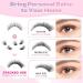 Glowing Win DIY Cluster Lashes Set - 144PCs Individual Eyelash Extensions with Bond Sea & Tweezers | 8-16mm Natural Fake Lashes - Buy Online on SooperMarket.com