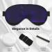 Purple Starry Sky Soft Sleep Eye Mask - Breathable Eye Patch for Women | Perfect for Travel & Relaxation - Buy Online on SooperMarket.com