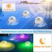 Antyingkai Solar Floating Pool Lights - Waterproof LED Garden & Pond Lighting - 2 Piece Set for Parties & Pools - Buy Online on SooperMarket.com