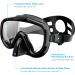 Zipoute Snorkel Set for Adults - Anti-Leak Panoramic Lens, Adjustable Gear for Scuba Diving and Swimming (Black) - Buy Online on SooperMarket.com