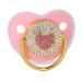 Baby pacifier set heart-shaped pacifier pacifier for newborns silicone pacifiers comfortable to wear heart-shaped pacifier set for toddlers (m pink)