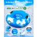 HITOP Snow Tube - Heavy Duty Inflatable Sled for Kids and Adults | Thickened 0.9mm Material | Perfect Winter Toy Gift - Cloud Sky03 - Buy Online on SooperMarket.com