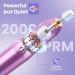 Electric Nail Drill Kit | Professional 20000 RPM E File for Acrylic Nails & Gel | Adjustable Speed Electric Manicure Pedicure Set | Perfect Gift for Beginners & Women - Purple - Buy Online on SooperMarket.com