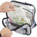 Cute Clear Mini Backpack - Stadium Approved Waterproof Lightweight Bag for Travel, Work, Concerts & Events (Black) - Buy Online on SooperMarket.com