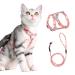 Petom flower pattern cat dishes with a leash cat line with dishes for cats for cats with a round lanyard.
