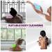 3-Pack Exfoliating Washcloth Set - African Net Sponge & Japanese Loofah for Body & Face Exfoliation - Purple Blue Green - Buy Online on SooperMarket.com