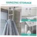 Cabilock 2pcs S Hook Towel Hanger Storage Hooks Door Hanging Hook Back Door Hanger Silver Stainless Steel - Buy Online on SooperMarket.com