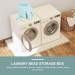 Cabilock 1 Softener Dispenser Set Laundry Box Household Iron Bucket Washing Bucket Laundry Holder for Washing Laundry Storage Fabric Softener Fabric Sky-blue 23X15.5CM - Buy Online on SooperMarket.com