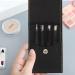 Classycoo Professional Eyebrow Tweezers Set - 4Pcs Stainless Steel Precision Kit for Eyebrows, Facial Hair, Ingrown Hair & Splinter Removal - Black - Buy Online on SooperMarket.com