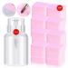Saviland 1080PCS Lint Free Nail Wipes - Nail Wipes for Gel Nails Lint Free With Pump Dispenser Bottle  Lint Free Wipes for Professional Soak Off Gel Nail Polish Nail Remover