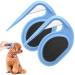 Dog Comb for Effective Fur Grooming | Open Knot Trimmer for Puppies | 2 x Blue | Ideal Pet Care - Buy Online on SooperMarket.com