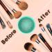 Electric Makeup Brush Cleaner Kit | Brush Cleaning Machine & Mat Set | Valentines, Mother's Day, Christmas Gifts for Women | Green - Buy Online on SooperMarket.com