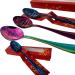 Premium Hot Chocolate Spoon with Christmas 2023 Gift Box - 15cm Size - Available in Silver Gold Rose Gold Black Blue Rainbow and Purple - Holiday xnas Gift - Buy Online on SooperMarket.com