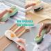 2 in 1 Multifunction Cleaning Brush Liquid Filled Laundry Brush Cleaning Brush with Soap Dispenser for Washing Clothes Shoes Suitable for Home Cleaning (White+Green) - Buy Online on SooperMarket.com