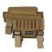 KWNRAOR Rifle Cheek Riser, Cheek Rest Pad for Rifle Stock with 7 Buttstock Ammo Holder for 300 308 Winmag Khaki