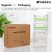 Molshine 2 Pack Transparent Desktop Washi Tape Dispenser with Cutter - Yellow & Green | Tape Roll Holder (Masking Tape Not Included) - Buy Online on SooperMarket.com