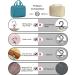 BAGSMART Large Hanging Toiletry Bag | Womens Cosmetic Travel Wash Bag | Lake Blue | Full-Sized Container | - Buy Online on SooperMarket.com