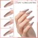 28g Acrylic Nail French Manicure Powder Set - White, Clear, Black, Nude | HJ-NAP016 (No.16) - Buy Online on SooperMarket.com