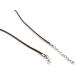 CleverDelights Imitation Leather Cord Necklaces 18 Brown - Pack of 100 - Buy Online on SooperMarket.com