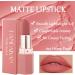 Long Lasting Matte Lipstick - Waterproof Velvet Lip Gloss in Honey Peach | Professional Cosmetics for Women - Buy Online on SooperMarket.com