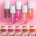 Cherry Tinted Hydrating Lip Glow Oil Gloss - Non-Sticky, Long Lasting, Nourishing Moisturizing Plumping Lip Balm - Buy Online on SooperMarket.com