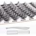 SISILILY Individual Cluster Lashes Kit | Reusable 3D Eyelash Extension | Soft Natural C CC D Curl | With Glue | 90 clusters - DM05 - Buy Online on SooperMarket.com