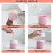 Skincare Bubble Foam Maker - 2Pcs Heart Design Portable Cleanser Foamer for Travel & Home - Fast Foaming Face Wash - Buy Online on SooperMarket.com