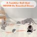 3-in-1 Cat Laser Toy with Interactive Tumbler Ball, Feather Toys, Real Mice Sound - 3 Speeds, 3 Timers - Rechargeable - Indoor Electronic Kitten Chaser Toy - 2021 Newest - Buy Online on SooperMarket.com