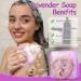 Lavender Soap Natural Lavender & Loofah Soap Bar Handmade Organic Soap Vegan Cruelty Free No SLS or Parabens Smooth Skin Acne Soap for Face and Body - Buy Online on SooperMarket.com