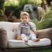 WeSweet BPA Free Silicone Pacifier Chain - Gift-Ready Baby Strap for Boys & Girls - Green & White - Buy Online on SooperMarket.com