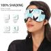 Haskirky Light Blocking Eye Mask for Comfortable Deep Sleep - Breathable & Adjustable for Men and Women | Ideal for Travel, Yoga, Meditation, and Office Use - Buy Online on SooperMarket.com