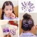 15 PCS Star Hair Clips - Non-Slip Metal Barrettes for Girls in Purple Geometric Pattern - Buy Online on SooperMarket.com