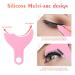 G2PLUS Mascara Shield Guard and Eyeliner Auxiliary Tool for Precise Eye Makeup Application - Reusable Pink Silicone Eyeshadow Guard Pads - Buy Online on SooperMarket.com